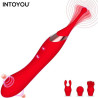 INTOYOU Stimulateur de clitoris Onax Double Pulse Rouge